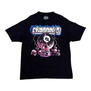 CHANNEL 5 NEWS Andrew Callaghan Youtube Streetwear Tee Shirt Mens XL